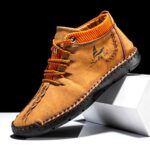 Men's Fashion Hand Stitching Ankle Boots