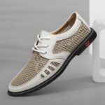 Men's Summer Breathable Leather Casual Shoes