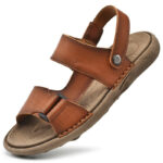 New Men's Classic Leather Soft Sandals