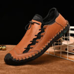 New Fashion Men's Hand-sewn Comfortable Flat Shoes